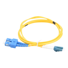 Jumper de Fibra Óptica Monomodo LC/SC Duplex de 1 Metro (3.28 Pies)