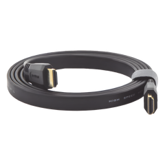 Cable HDMI 2.0 Plano de 1.5 Metros (4.92 Pies) / 4K@60Hz / HDR / 3D / HEC (Canal Ethernet HDMI) / ARC (Canal de Retorno de Audio / Color Profundo de 48 Bits / Audio de 32 Canales / HDCP / Audio Dolby True HD 7.1 / 18 Gbps / EstaÑado y Triple Blinda