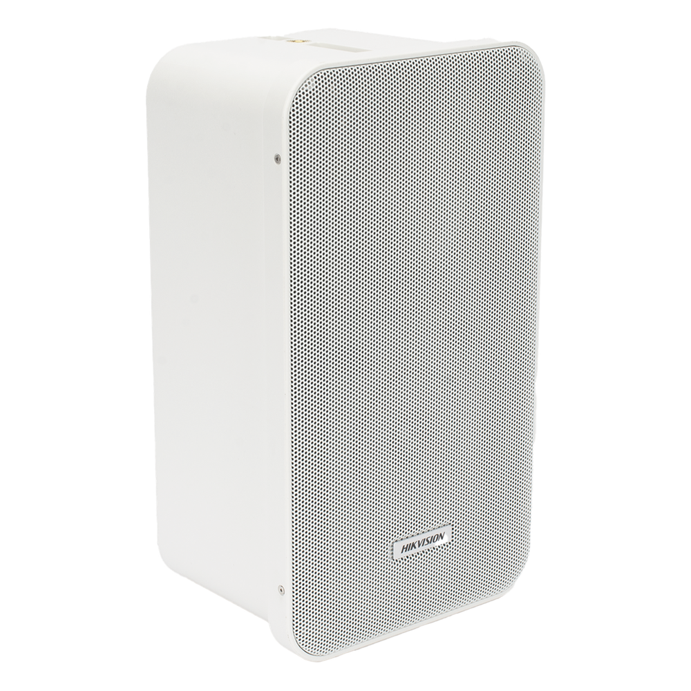 Altavoz Tipo Columna | 20 Watts | 100 V | Rejilla de Metal | Color Blanco | Montaje en L | Exterior IP66