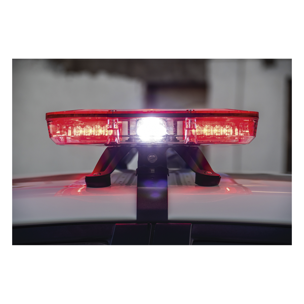 Barra de luces de 47" rojo/azul, 88 LED, con control de tráfico en color rojo/azul, ideal para equipar unidades de seguridad pública