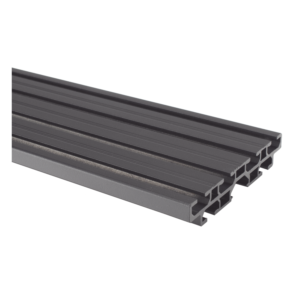 Accesorio_ Riel de Aluminio con Longitud 1750 mm | Ancho 120 mm|  Espesor 9 mm | Incluye Tapas y Tornillos | Compatible con estructura para Videowall | Diseño Modular