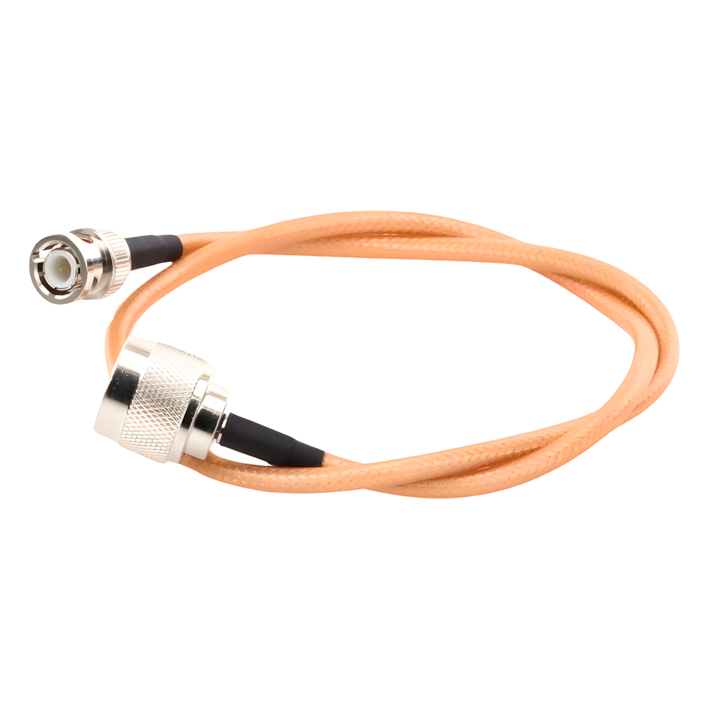 Jumper con Cable LP142 de 60 cm (23.62 Pulgadas), con Conectores BNC Macho a N Macho.