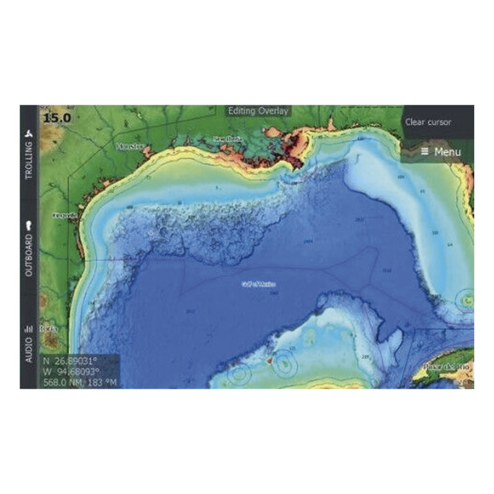 M-NA-Y204-MS C-MAP REVEAL del Golfo de México y Bahamas