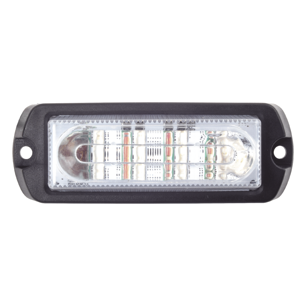 Luz Auxiliar Ultra Brillante X13 de 4 LEDs, Color Claro, con mica transparente