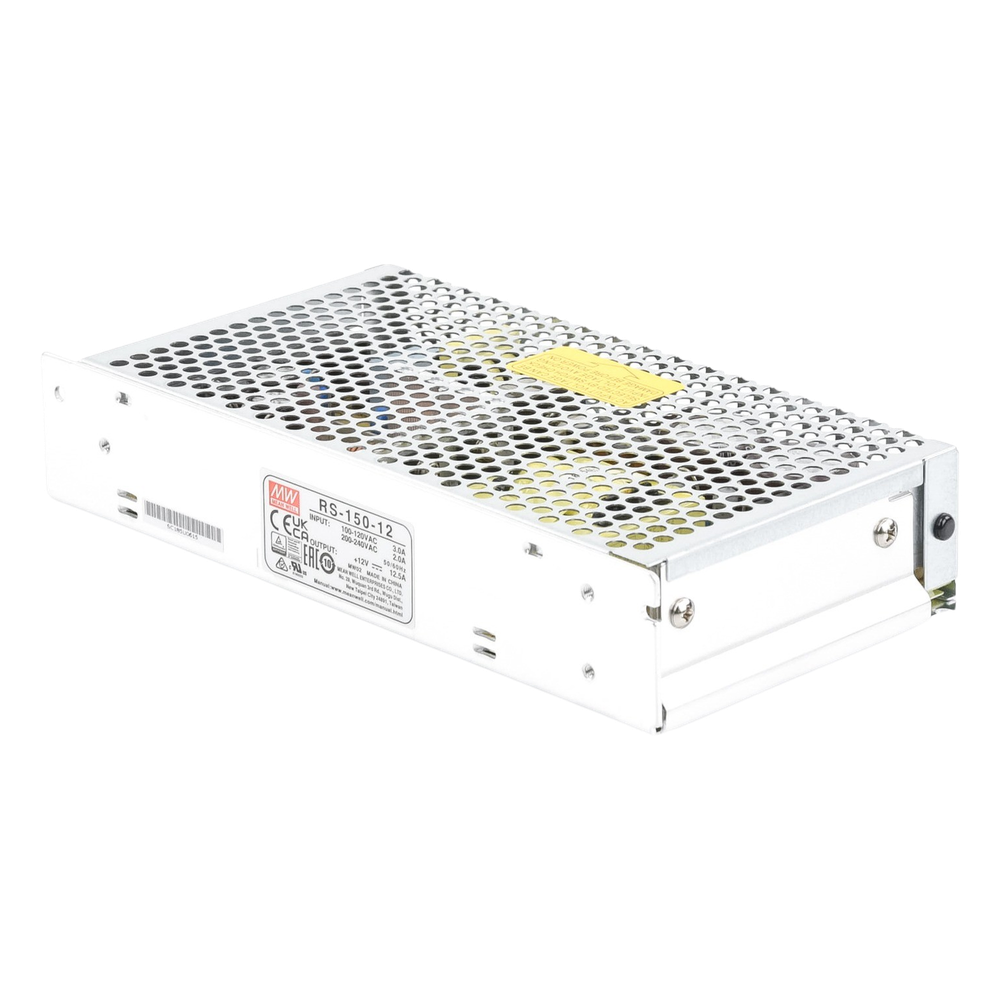 Fuente de Poder Industrial Conmutada 150W de Potencia, 12Vcc, 12.5A