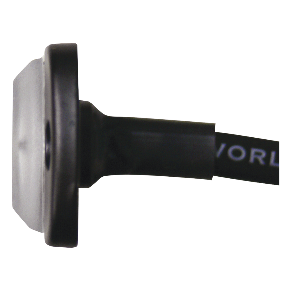 Luz Auxiliar de 12 LED, Rojo/Claro, Lente Transparente, SAE