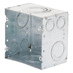 Caja Cuadrada 4- 11/16" x 4 11/16"/ Profundidad de 3-1/4"/ 2 Entradas  1", 1 1/4", 1 1/2", 2", 2 Entradas 1"-1 1/4", 2 Entradas 3/4 "- 1", 4 Entradas 1/2" - 3/4", 2 Entradas 1/2".