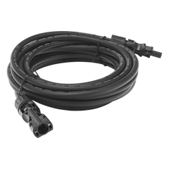 Cable Fotovoltaico 2.5 m, Negro, Calibre 10 AWG con Terminales MC4 en Ambos Extremos