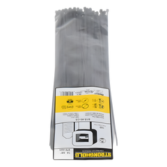 Cincho de Nylon 6.6 StrongHold™, 370mm largo x 3.6mm ancho, Color Negro, Exterior Resistente a Rayos UV, Paquete de 100pz