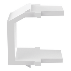Módulo de Tapa Ciega (Inserto Ciego), Tipo Keystone, Color Blanco, 1 Pieza