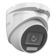 [Dual Light + ColorVu] Turret TURBOHD 2 megapixel / 30 mts IR + 20 mts luz blanca/ Lente 2.8 (100° de Visión) / Exterior IP66 / Audio por Coaxitron / TVI-AHD-CVI-CVBS / Metal / Smart-Hybrid Light