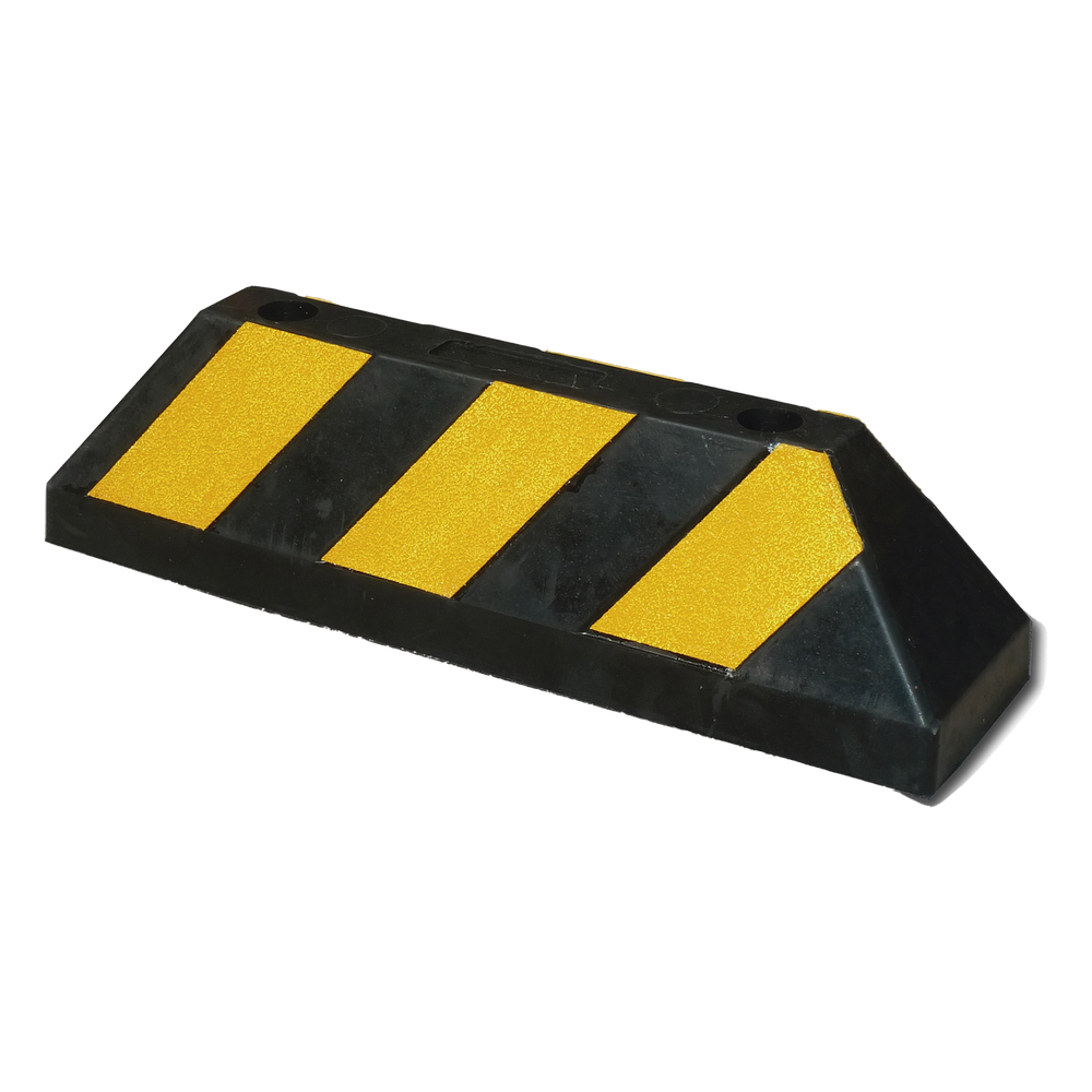 Tope Vehicular 55cm / Para Camion / Estacionamiento / Color Negro-Amarillo.