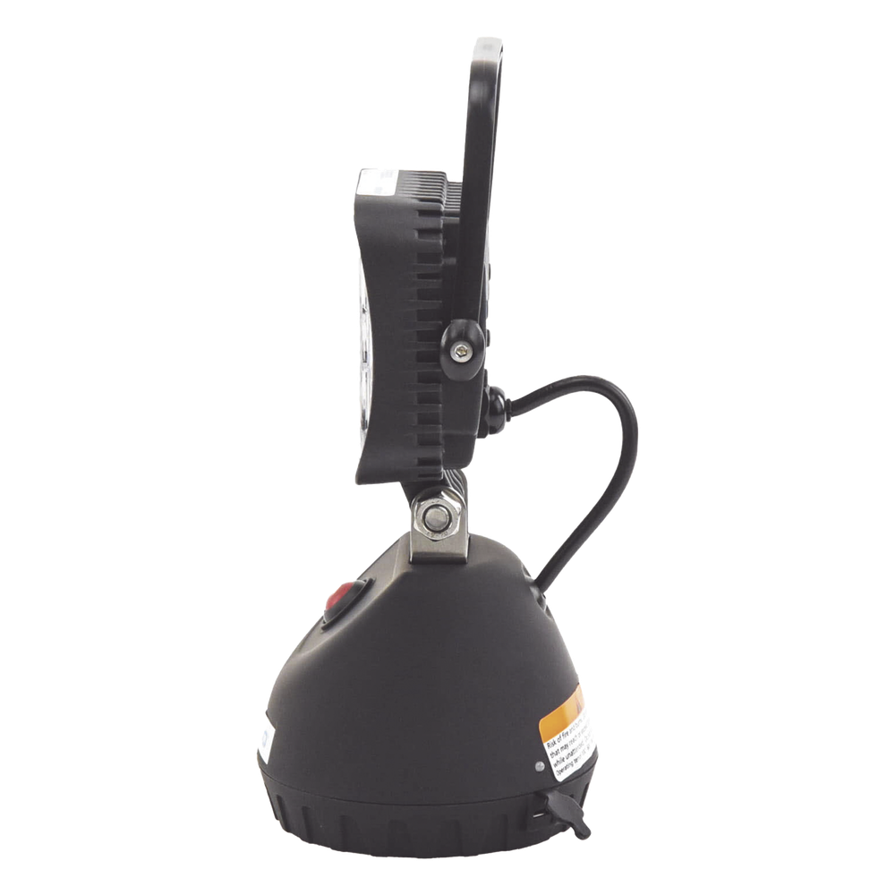 Luz de Trabajo Recargable de 5 LED, 650 Lumenes, Color Negro, Base Magnetica