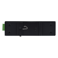 Inyector PoE Industrial / DC entrada 12-57V / PoE salida de Hasta 90W / Carcasa de Metal / Riel DIN / Aplicaciones CCTV