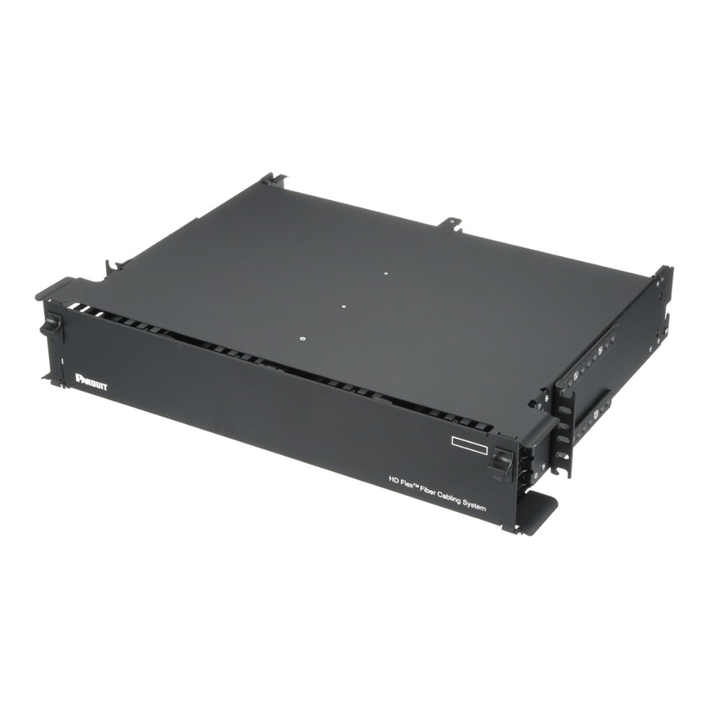 Panel de Distribución de Fibra Óptica, Acepta 12 Cassettes HD Flex y 144 Fibras por UR, Hasta 2 UR