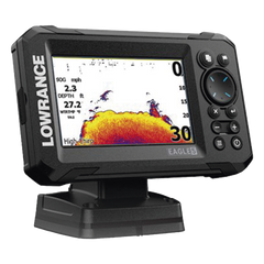 Eagle-5 ecosonda en pantalla horizontal IPS de 5 pulgadas, incluye transductor skimmer 50/200 kHz