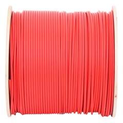 Carrete de 500 Metros / Cable Fotovoltaico Rojo  / Material COBRE / 6mm² (10AWG) / 2000 Vcc