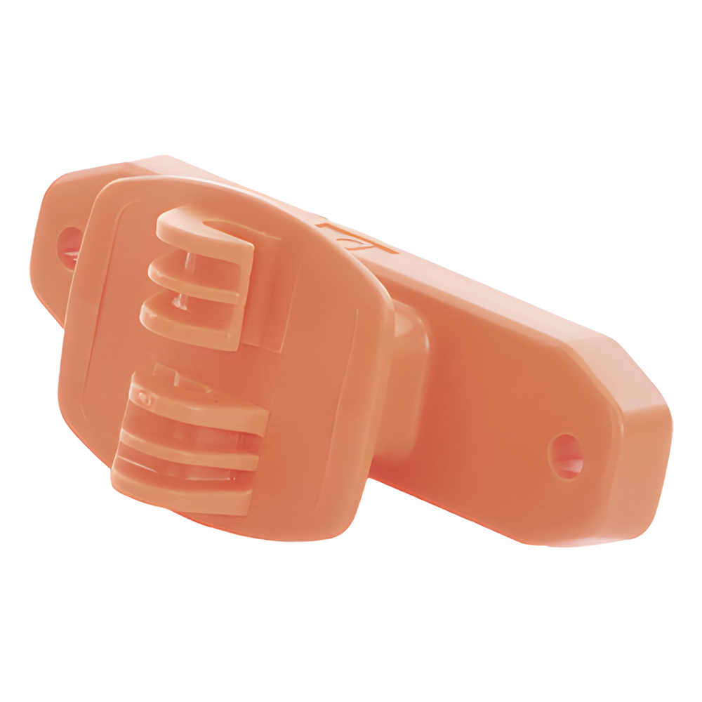 Aislador de Paso Naranja Reforzado para Cercos Eléctricos / Aislamiento hasta 18 kV / Resistente a Clima Extremo / Polipropileno y Policarbonato