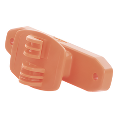 Aislador de Paso Naranja Reforzado para Cercos Eléctricos / Aislamiento hasta 18 kV / Resistente a Clima Extremo / Polipropileno y Policarbonato