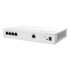 Router Multi-Servicio / 1 puerto 10/100/1000 Mbps(WAN) / 4 puertos 10/100/1000 Mbps(LAN) PoE+ (802.3af/at) / 50W / Rendimiento 1 Gbps / Controla hasta 32 APs / Hasta 150 Clientes / Administración Nube Gratis