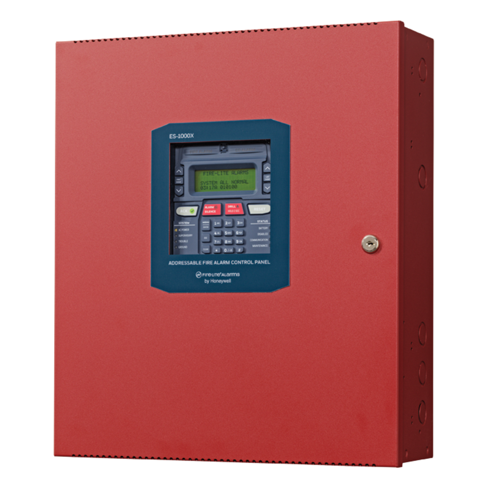 Panel de control de incendio direccionable sin comunicador preinstalado, 318 puntos por lazo SLC, expandible a 954 puntos
