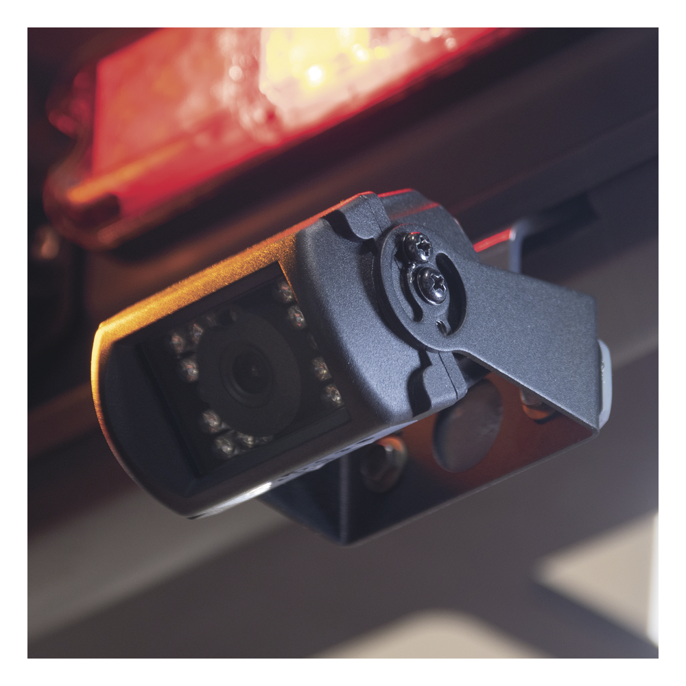 Camara de Reversa Alambrica y Monitor para Vehiculos de Trabajo y Montacargas