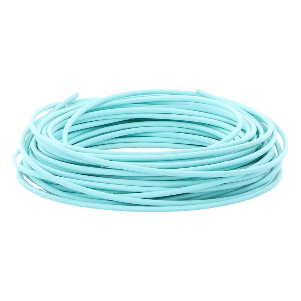 Cable de Fibra Óptica Multimodo OM3 50/125, 12 Hilos, para Interior, Tight Buffer 900µm, OFNR Riser, Dieléctrica, Precio Por Metro, (Hasta 2000 Metros (6562 Pies) en un Solo Tramo de Cable)