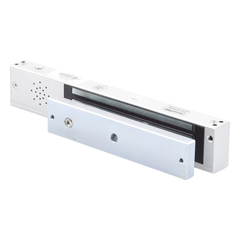 Chapa magnética 600Lb con  Buzzer de alarma de puerta mantenida abierta / LED indicador de estado /  Sensor de estado de placa/ Libre de Magnetismo Residual