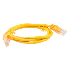 Cable de Parcheo UTP Cat5e - 1 Metro (3.28 Pies) - Amarillo
