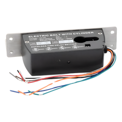 Cerradura de Perno 2000 kg de sujeción/ Cerrada en caso de falla (Fail Safe)/ Con temporizador y Sensor de puerta