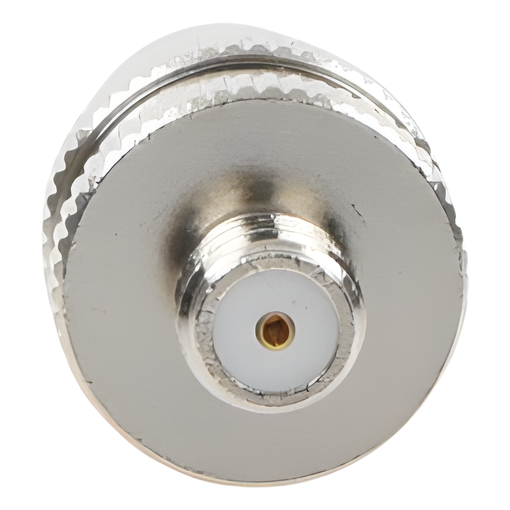 Adaptador en Línea de Conector BNC Hembra a SMA Hembra Corto / Celulares Motorola, Níquel/ Oro/ Teflón.