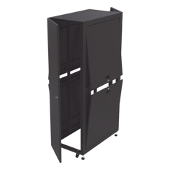 Gabinete para Telecomunicaciones Rack Estándar de 19", 42UR, 600 mm Ancho x 1000 mm Profundidad. Fabricado en Acero, Se envía el Gabinete Armado.