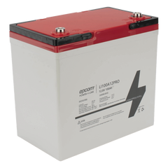 Batería de Litio LiFePO4 Ciclo Profundo / 12.8 Vcc / 100 Ah / Válvula de Alivio / Descarga Máxima 100 A / Solar y Marina