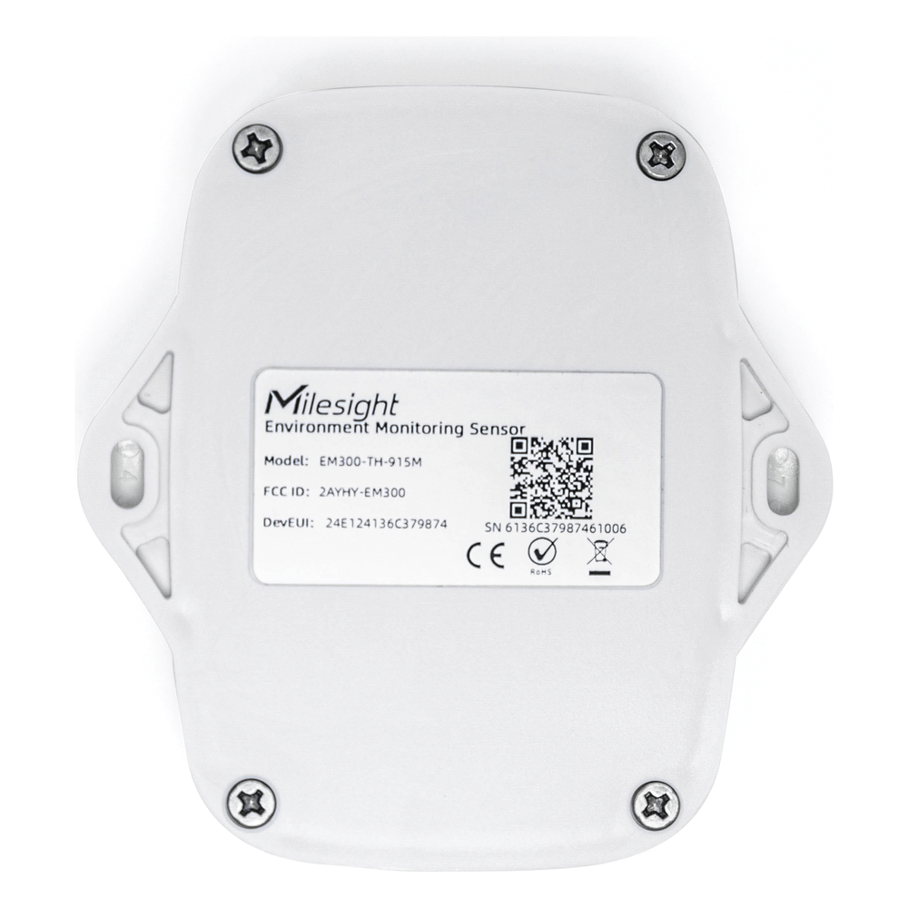 Sensor IoT de Temperatura y Humedad LoRaWAN / Alta Precisión ±0.3°C / IP67 / Batería hasta 10 Años / Memoria Local / para BMS y Cuartos Críticos
