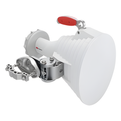Antena asimétrica de 30° (30°H 20°V) 20.5 dBi tipo cuerno 5180-6000 MHz altamente eficiente, sin cables, sin perdidas, sin lóbulos listas para TwistPort
