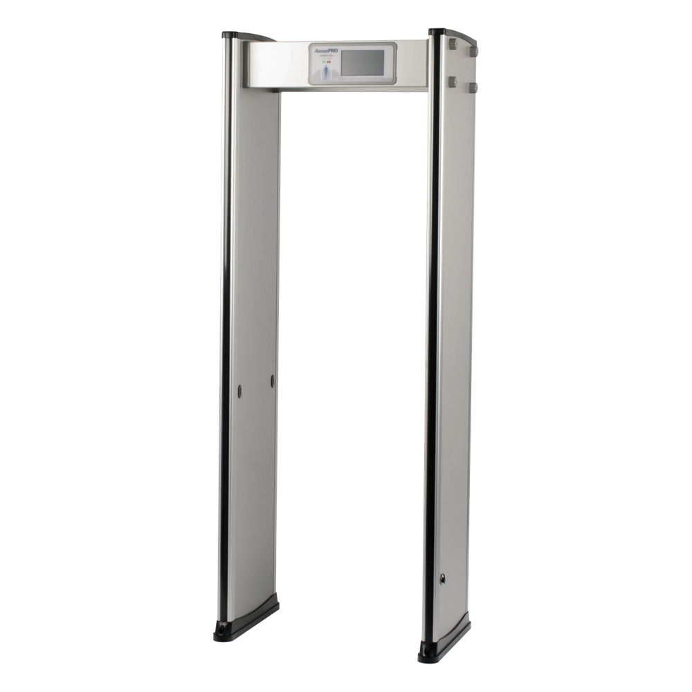 Detector de Metales de 18 Zonas / Arco para Interiores / 50 Inspecciones por Minuto / Sensor Infrarrojo Anti-Falsas / Contador Integrado / 8 Programas Precargados