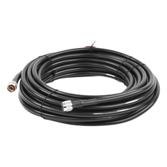 Jumper Coaxial de 50 Ohm con Cable Wilson-400 | Conector N Macho en los Extremos | 15.24 Metros (50 Pies) de Longitud.