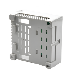 Fuente de Poder con Gabinete de 4 Salidas de 11 - 15 Vcc / 5 Amper /  Voltaje de Entrada: 96 - 264 Vca / Soporta Protección contra Sobrecorriente de Salida, Protección contra Cortocircuito / Led Indicador