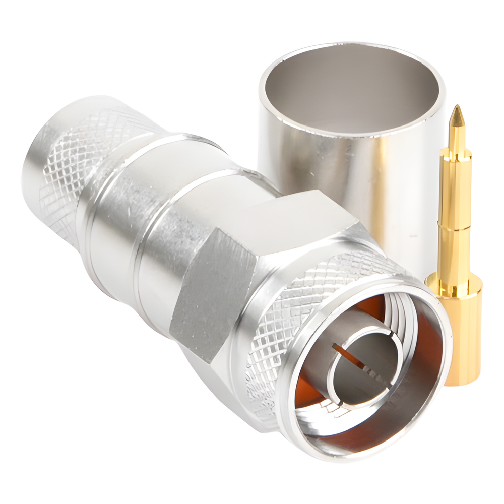 Conector N Macho Hex de Anillo Plegable para LP600, LMR-600, CNT-600.