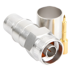Conector N Macho Hex de Anillo Plegable para LP600, LMR-600, CNT-600.
