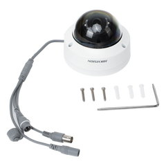 Domo TURBOHD 4K (8 Megapixel) / Gran Angular 102º / Lente 2.8 mm / Exterior IP67 / IK10 / IR EXIR 30 metros / TVI-AHD-CVI-CVBS / dWDR