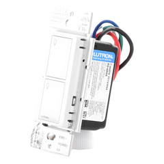 Interruptor on/off inalámbrico de pared para iluminación y ventiladores, 120 V, requiere neutro, control con Pico o desde la app con Smart Bridge, Caseta Wireless