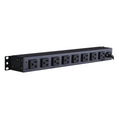 PDU Básico Para Distribución de Energía, Con 8 Tomas NEMA 5-15R Traseras, 1UR, 15 Amp, 120 Vca