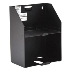 Chasis auxiliar para dos baterías de 12 Ah / montaje lateral en amplificadores serie DAA2 de NOTIFIER / negro
