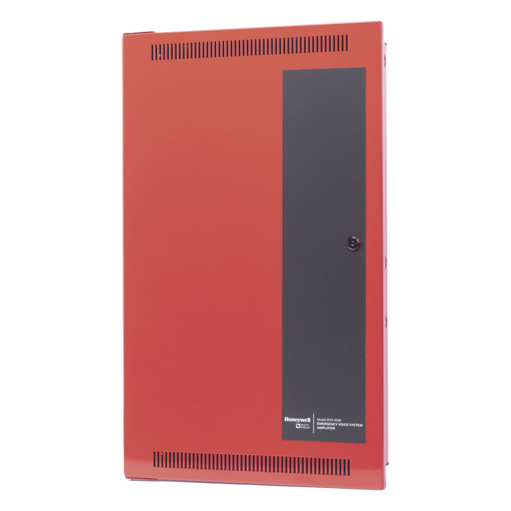 Amplificador de 50 Watts con 4 circuitos de voceo para paneles Silent Knight Serie 6000