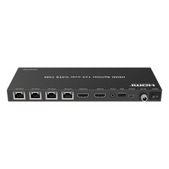 Splitter HDMI 1x4 | Extensor HDMI | 4K@30Hz 40m | 1080p@60Hz 70m | Función PoC |  4:4:4