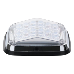 Luz de advertencia de 8 X 6", Color Rojo / Claro, SAE,  IP67, Ideal para Ambulancias
