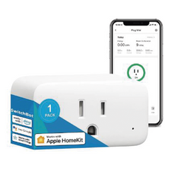 Adaptador Inteligente Plug Mini / WiFi + BLE / 15A 1875W / Medición Consumo Energía / Control App / Compatible Alexa Google / 70 x 39 x 59 mm (2.8 x 1.5 x 2.3 in)
