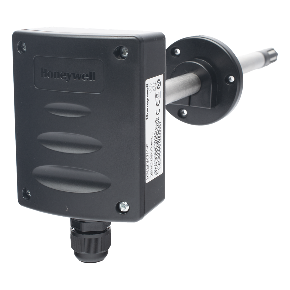 Sensor de temperatura y humedad relativa para ducto de HVAC con doble salida 4-20 mA y precisión de humedad ±2%