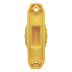 Aislador de Paso Amarillo Reforzado para Cercos Eléctricos / Aislamiento hasta 18 kV / Resistente a Clima Extremo / Polipropileno y Policarbonato